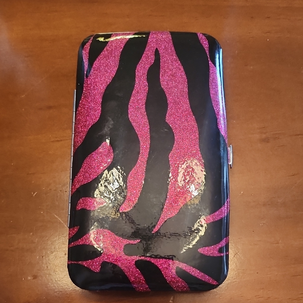 Stylish Black and Pink Zebra Case